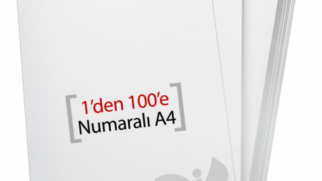 Numaralı A4 Kağıt – Yevmiye, Kebir, Envanter